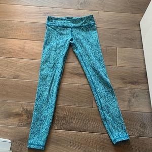 Blue ivivva leggings size 10 kids